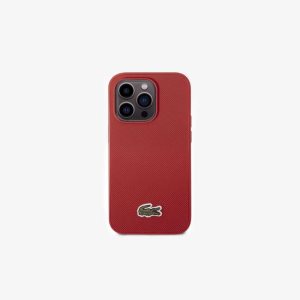 Lacoste Petit Pique Effect iPhone 14 Pro Rojas | 8542-LQYKU