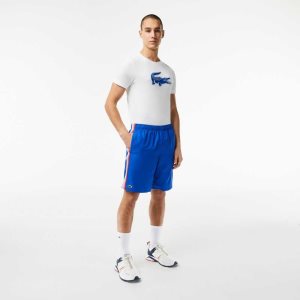 Lacoste Recycled Polyester Tenis Azules | 2301-VZFXW