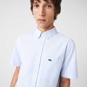 Lacoste Regular Fit Algodon Azules | 1725-XWODL