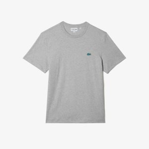 Lacoste Regular Fit Speckled Print Algodon Jersey Gris | 3512-GJQEO