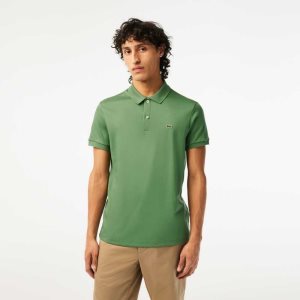 Lacoste Regular Fit Ultra Soft Algodon Jersey Kaki Verde | 7825-FRWPC