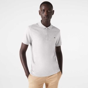 Lacoste Regular Fit Ultra Soft Algodon Jersey Gris | 8397-BARWY