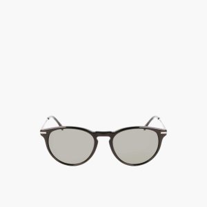 Lacoste Round Acetate Novak Djokovic Negras | 5726-LEDWI