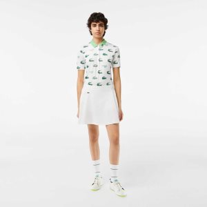 Lacoste SPORT Built-In Corta Golf Blancas | 6403-ICTXQ