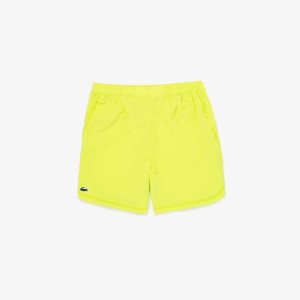 Lacoste SPORT Check Stretch Mesh Amarillo | 9374-GUCNK