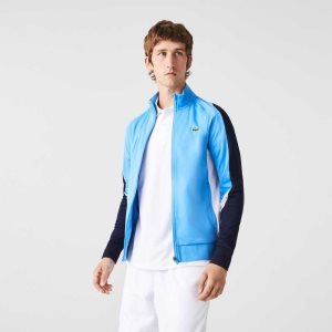 Lacoste SPORT Classic Fit Zip Tenis Azules Azul Marino Azules Blancas | 6259-NSGUE