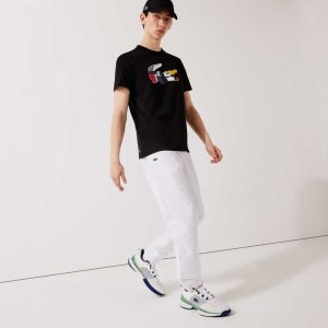 Lacoste SPORT Ligeros Fabric Tracksuit Blancas | 9624-FRSNQ