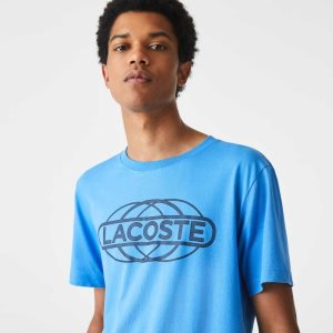 Lacoste SPORT Organic Jersey Azules | 6308-BQSPU