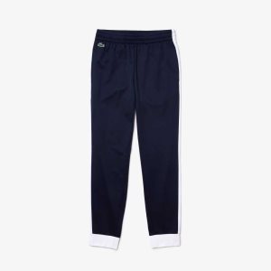 Lacoste SPORT Pique Jogging Azul Marino Azules Blancas Azul Marino Azules | 9537-VKPCS