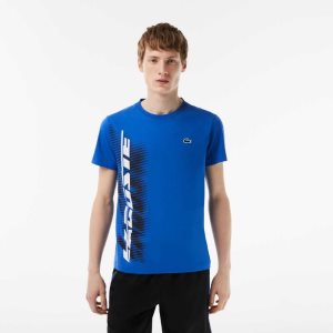 Lacoste SPORT Regular Fit with Contrast Branding Azules | 0827-NTXCF