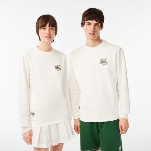 Lacoste SPORT Roland Garros Edition Organic Algodon Blancas | 6702-ULTVF