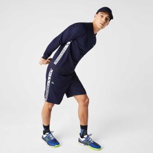 Lacoste SPORT Taffeta Tenis Azul Marino Azules | 2047-DNHLE