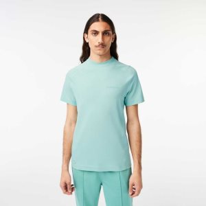 Lacoste Slim Fit Organic Algodon Pique Verde Menta | 5149-IOXEL