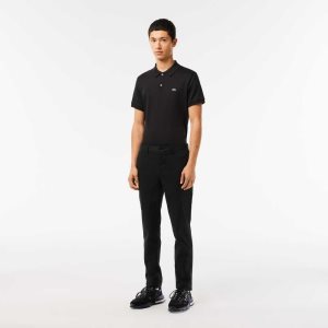 Lacoste Slim Fit Stretch Algodon Negras | 7825-AMFKO