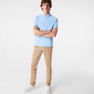 Lacoste Smart Paris Stretch Algodon Azules | 3427-TYZMN