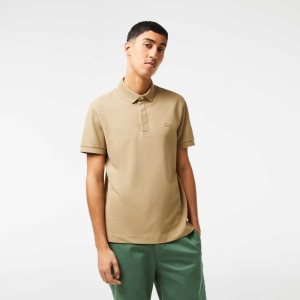 Lacoste Smart Paris Stretch Algodon Beige | 2760-BTEAZ