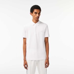 Lacoste Smart Paris Stretch Algodon Blancas | 2458-GSOJP