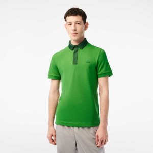 Lacoste Smart Paris with cotton Petit Pique Verde | 4967-WNLQS