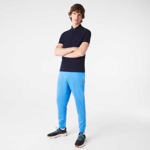 Lacoste Tapered Fit Fleece Azules | 2450-UTOAQ