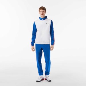 Lacoste Tenis Regular Fit Jogger Set Blancas Azules Blancas | 4256-BTIGA