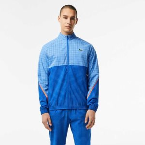 Lacoste Tenis x Novak Djokovic Jogger Set Azules | 4176-IUALT