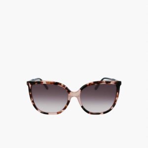 Lacoste Tubular Temple Butterfly Acetate Rosas | 3697-KTJFO