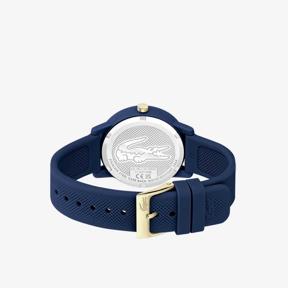 Lacoste 12.12 Blue Silicona Correa Azules | 7623-CUJEY