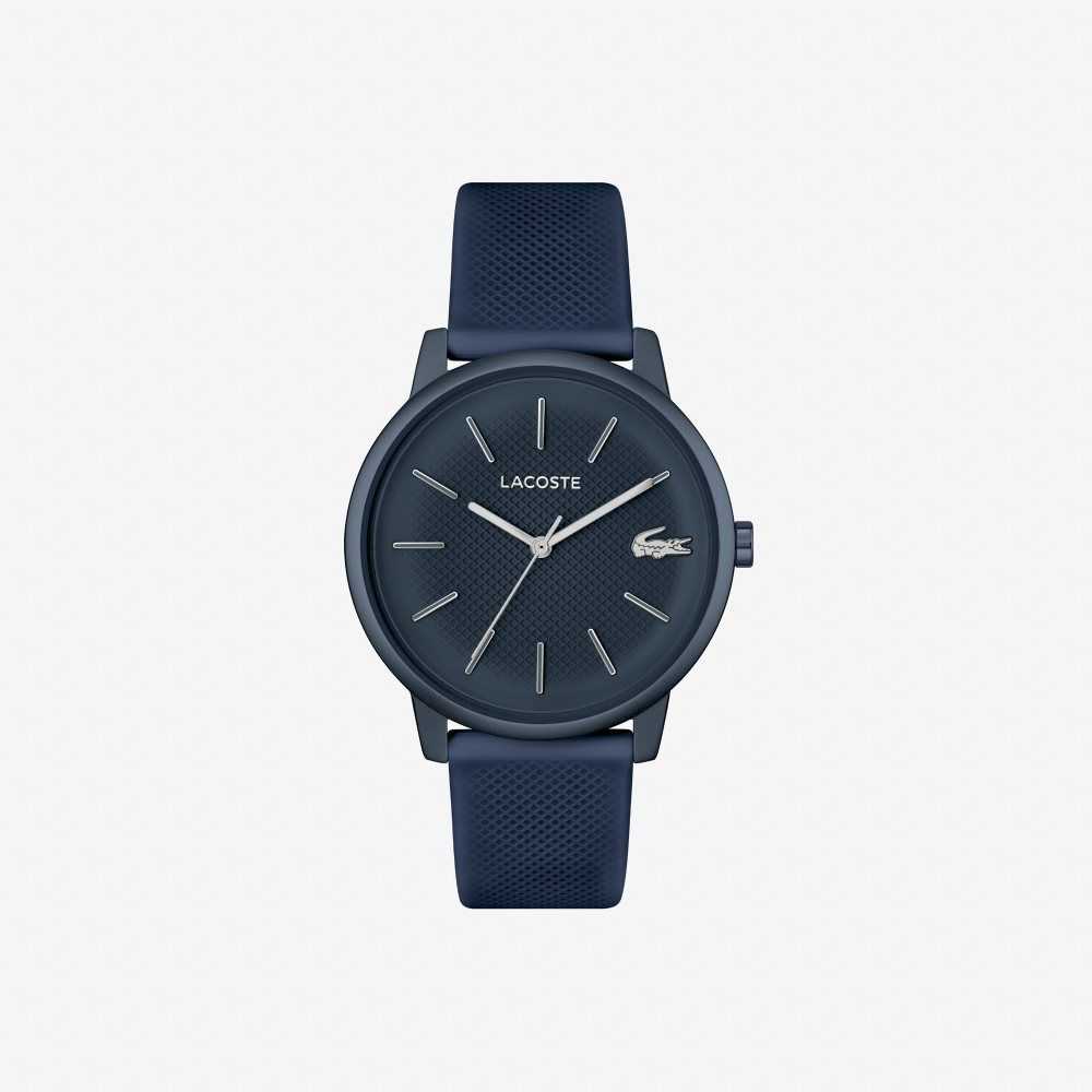 Lacoste 12.12 Move 3 Hands Navy Silicona Azules | 5126-APILB