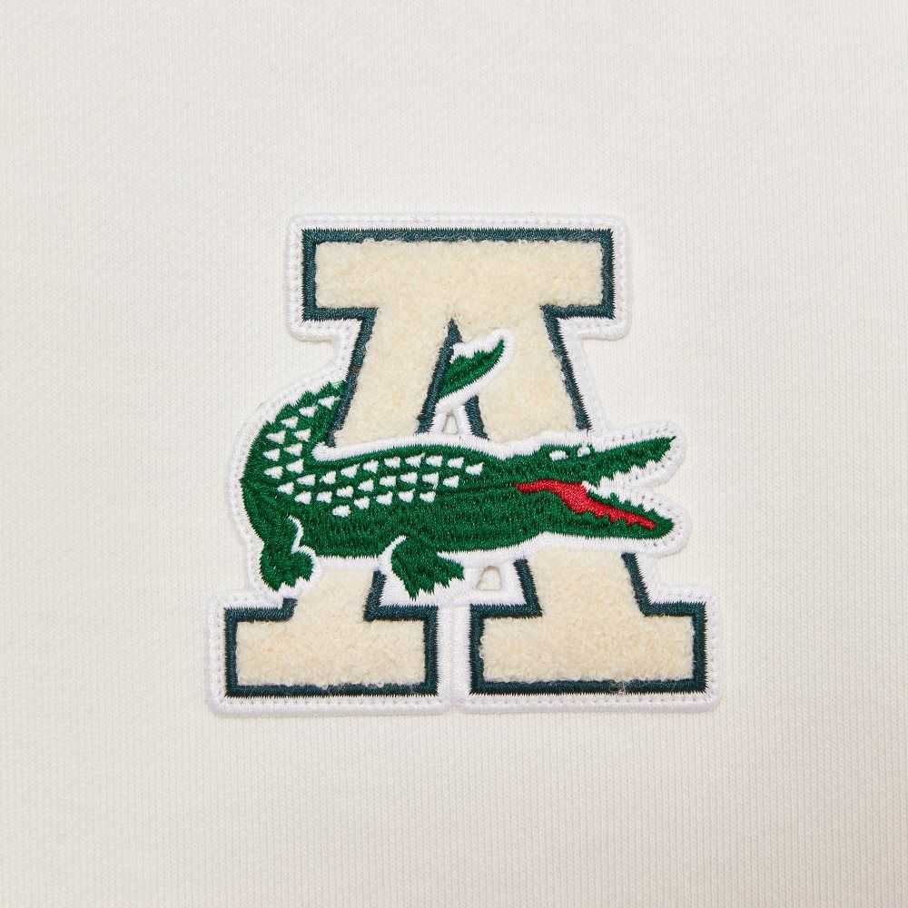 Lacoste AWAKE NY Badge Color-block Algodon Blancas Burdeos | 4318-JIGOT