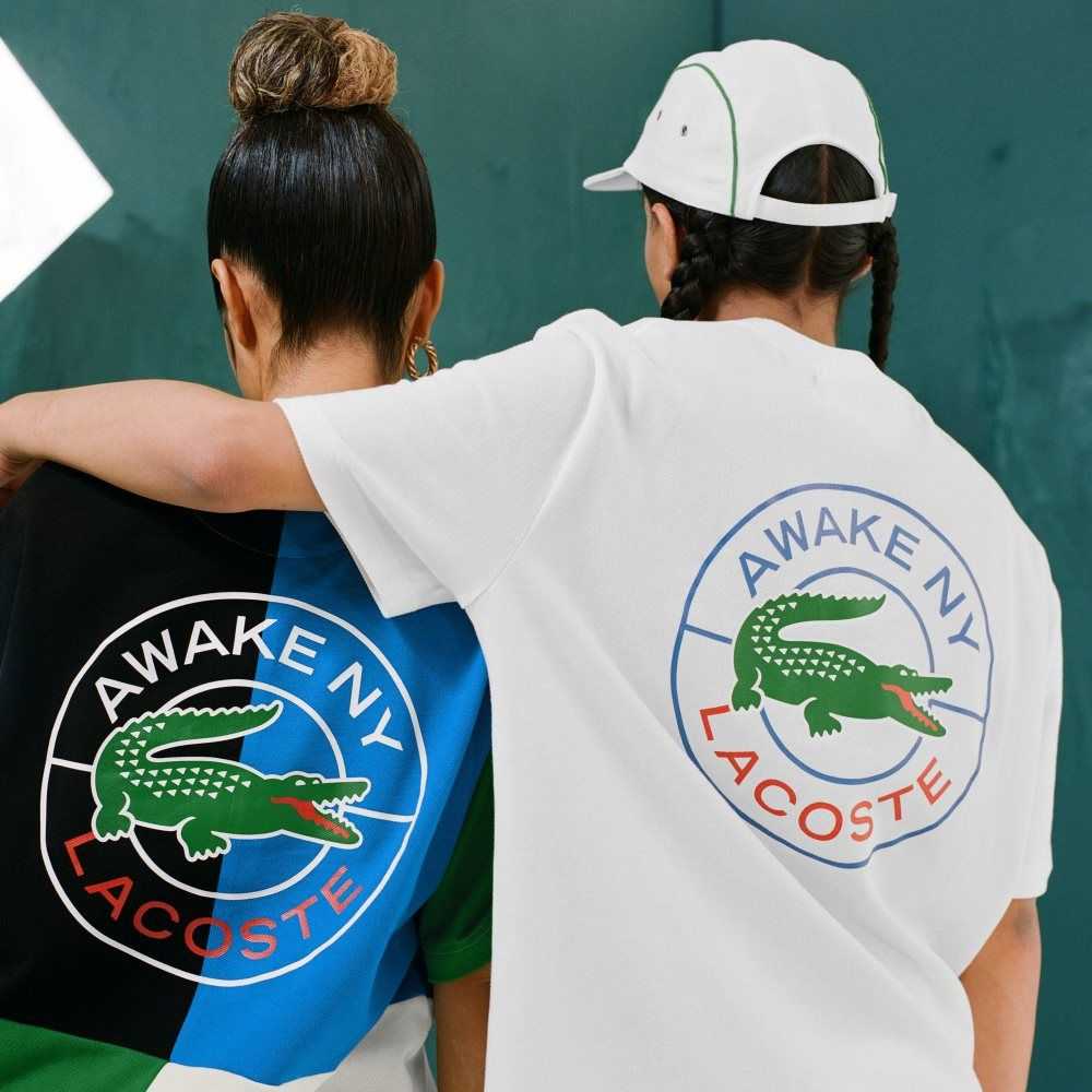 Lacoste AWAKE NY Logo Algodon Pique Blancas | 7402-LGYDF