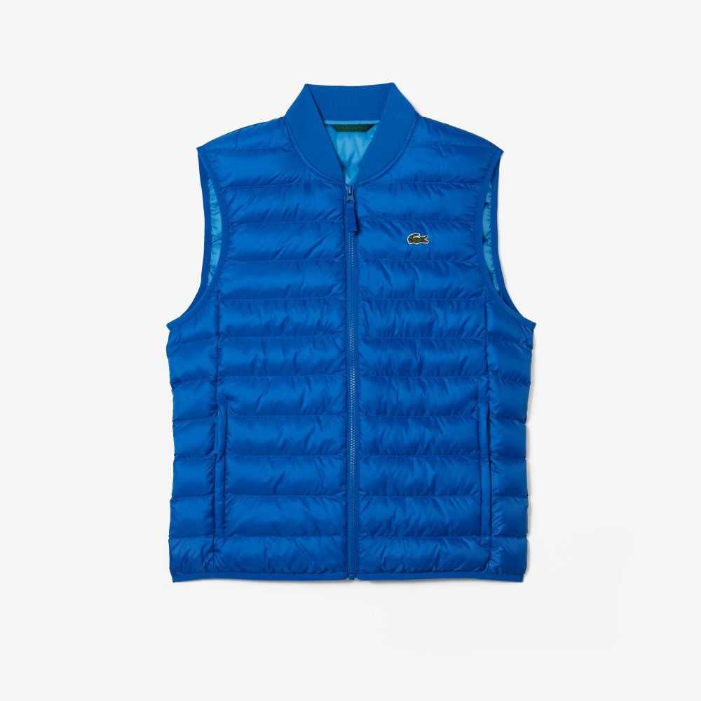 Lacoste Acolchado Agua-Repellent Vest Azules | 4617-TAZPW