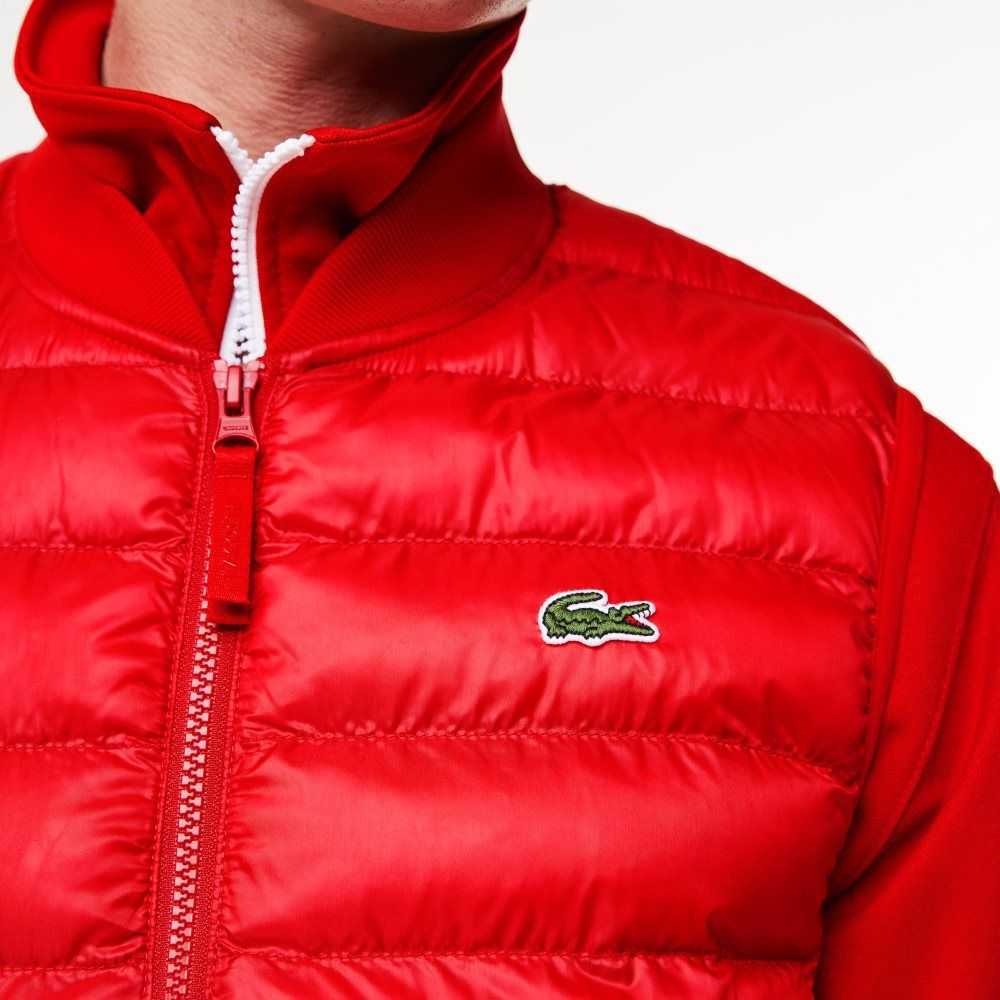 Lacoste Acolchado Agua-Repellent Vest Rojas | 7540-JPMRL