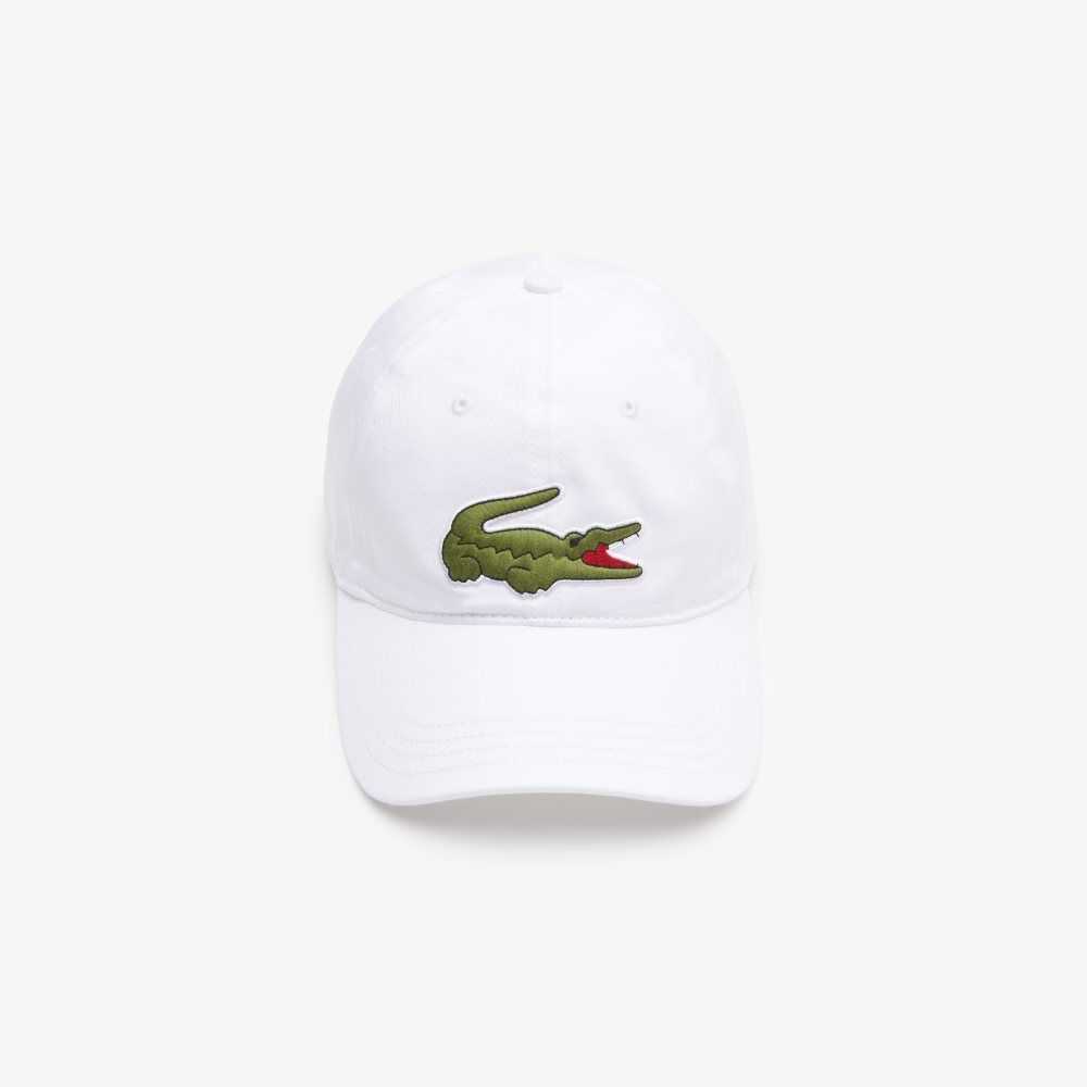 Lacoste Adjustable Organic Algodon Twill Blancas | 0294-ARDGE