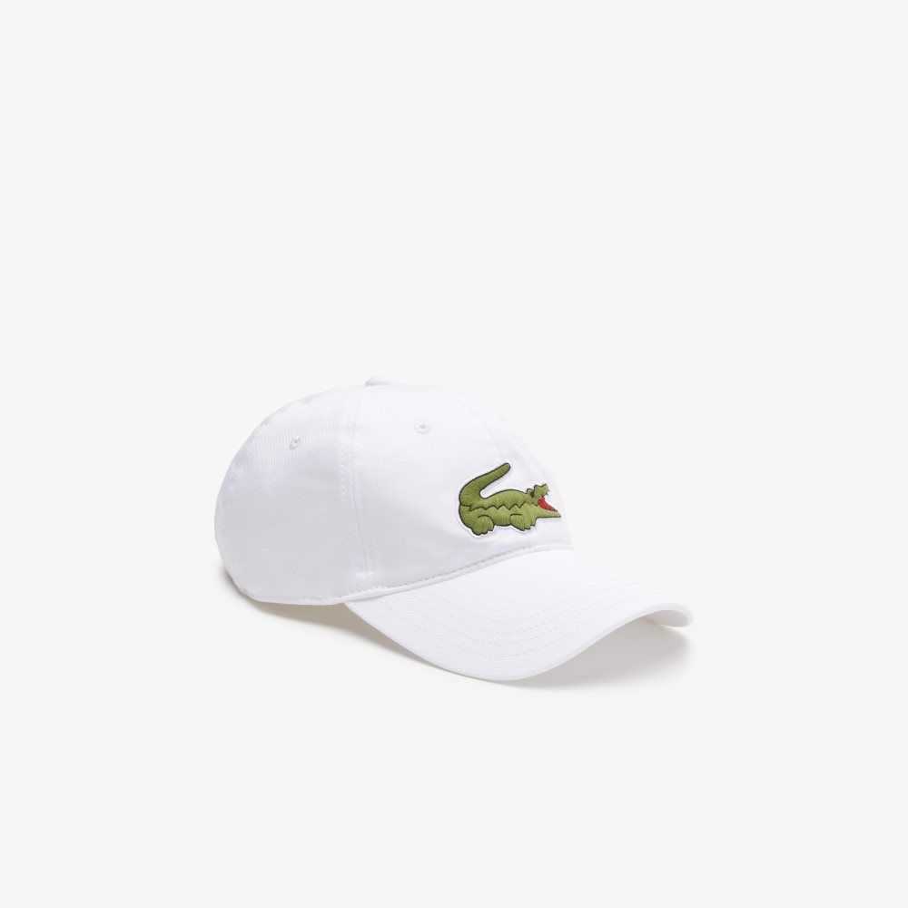 Lacoste Adjustable Organic Algodon Twill Blancas | 0294-ARDGE