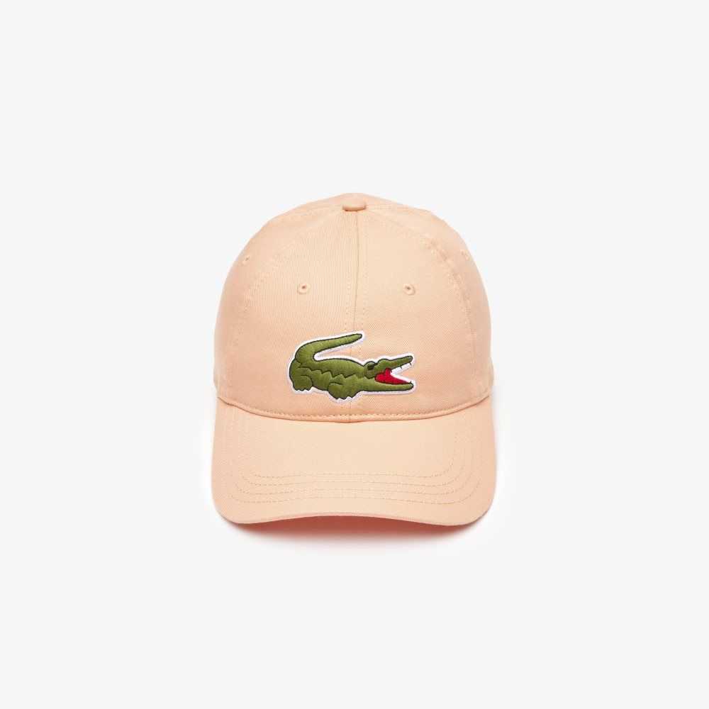 Lacoste Adjustable Organic Algodon Twill Naranjas Claro | 1760-MBWEH