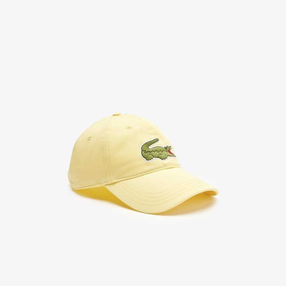 Lacoste Adjustable Organic Algodon Twill Amarillo | 3854-GJPVM