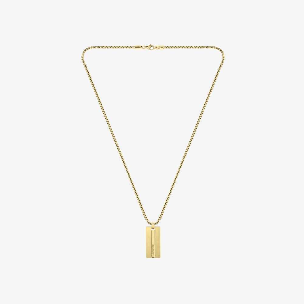 Lacoste Adventurer Necklace Amarillo Doradas | 3640-DZYLS