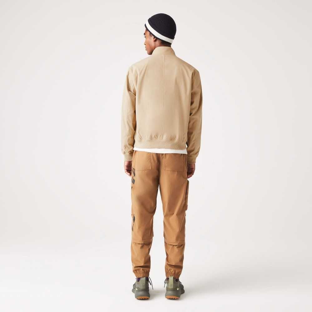 Lacoste Agua-Repellent Light Twill Beige | 9875-CVYAR