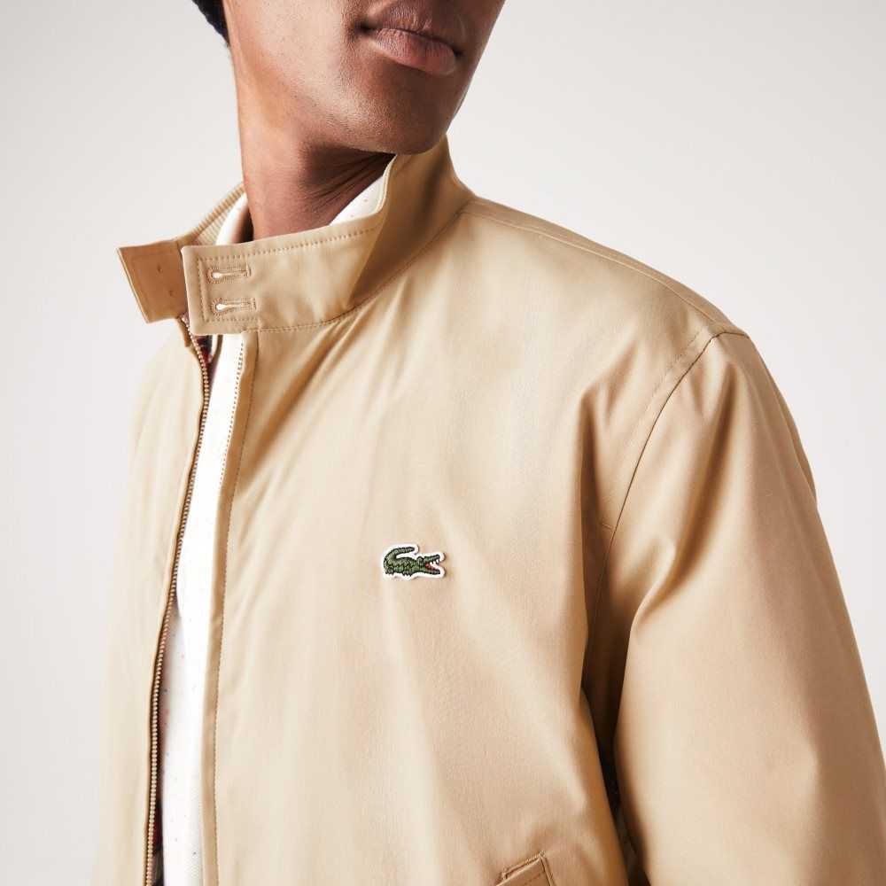 Lacoste Agua-Repellent Light Twill Beige | 9875-CVYAR