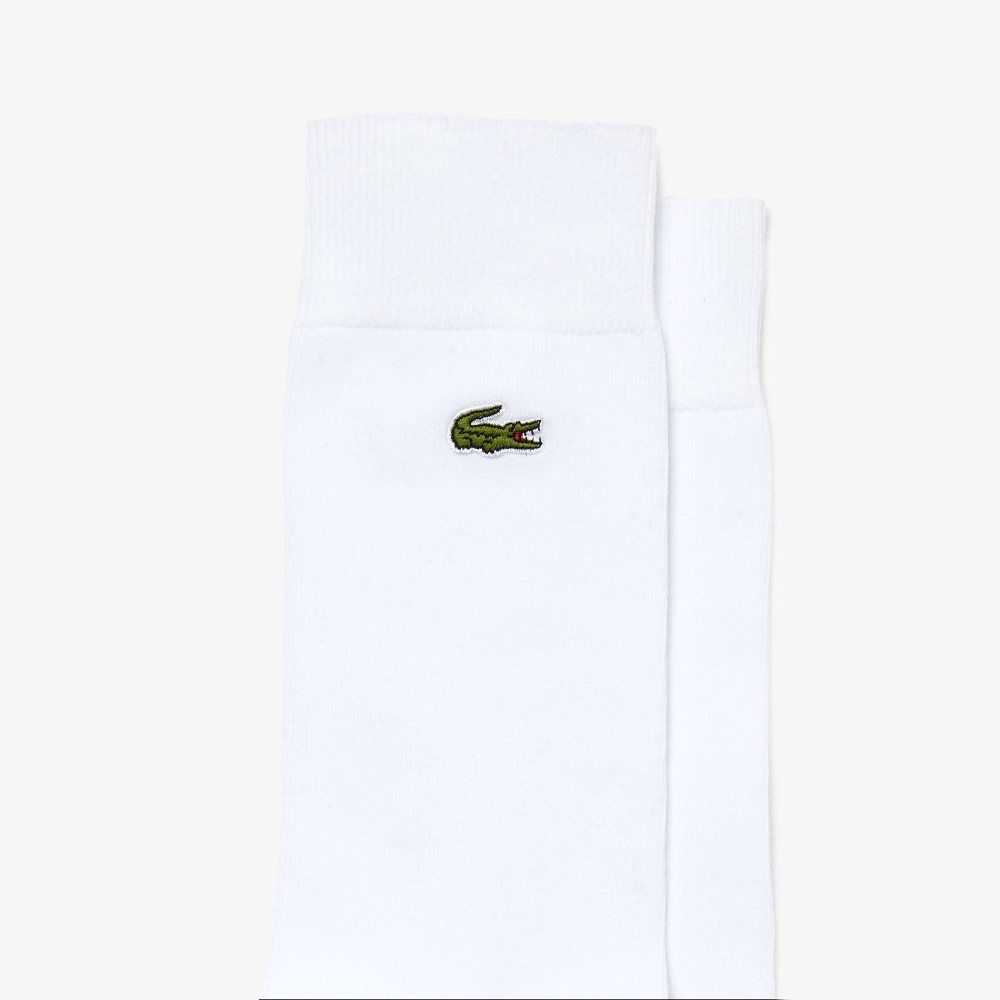 Lacoste Algodon Blend High-Cut Blancas | 6028-GUCJW