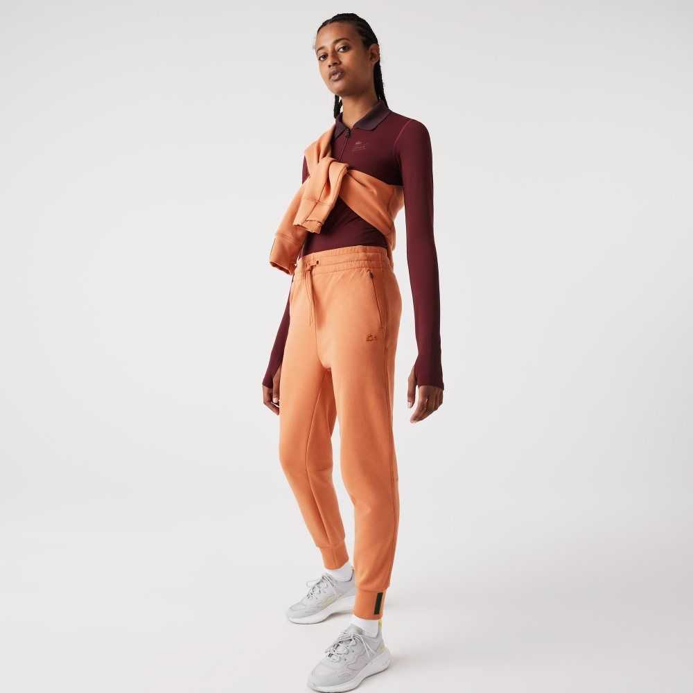 Lacoste Algodon Jersey Trackpants Naranjas | 6813-CYIXN