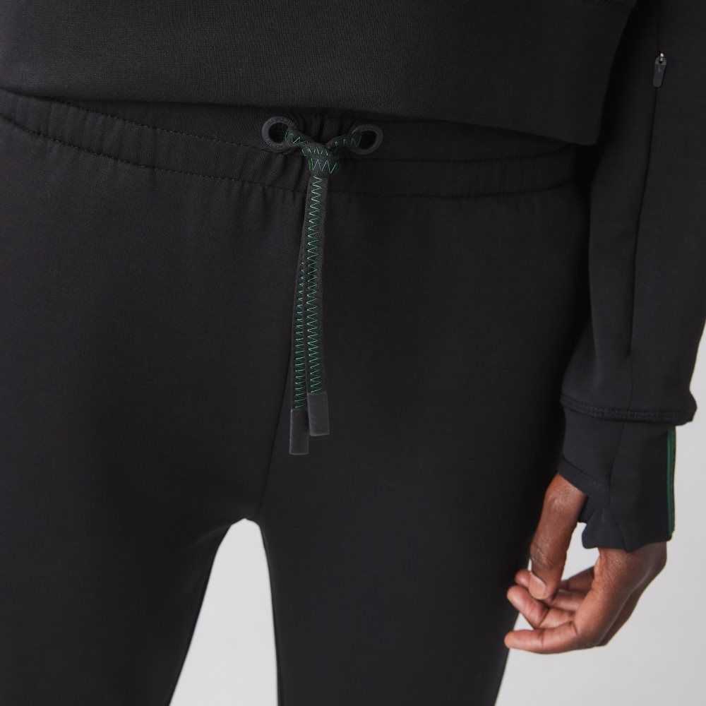 Lacoste Algodon Jersey Trackpants Negras | 8573-WVAKY