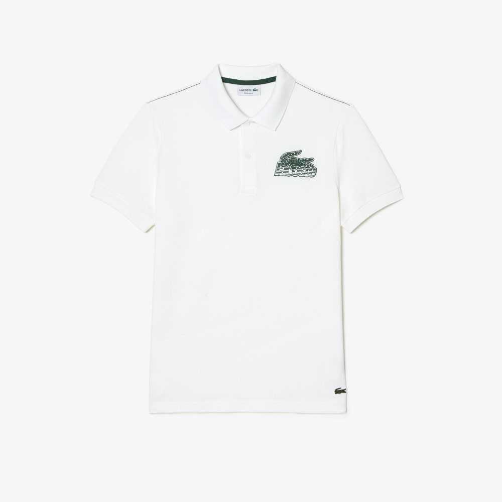 Lacoste Algodon Mini-Pique Blancas | 8906-ULVGA