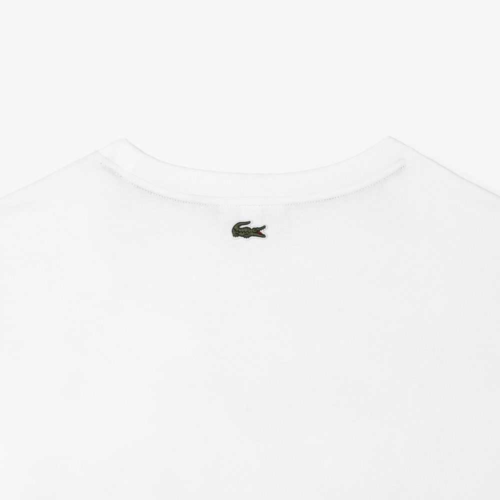 Lacoste Altas Fit Algodon Blancas | 0476-BLSGA