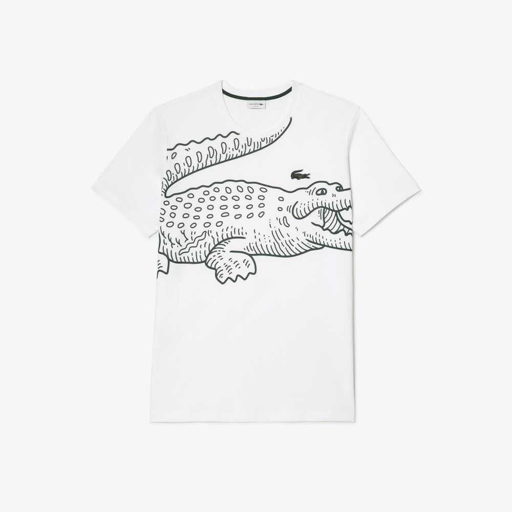 Lacoste Altas Fit Algodon Blancas | 0476-BLSGA