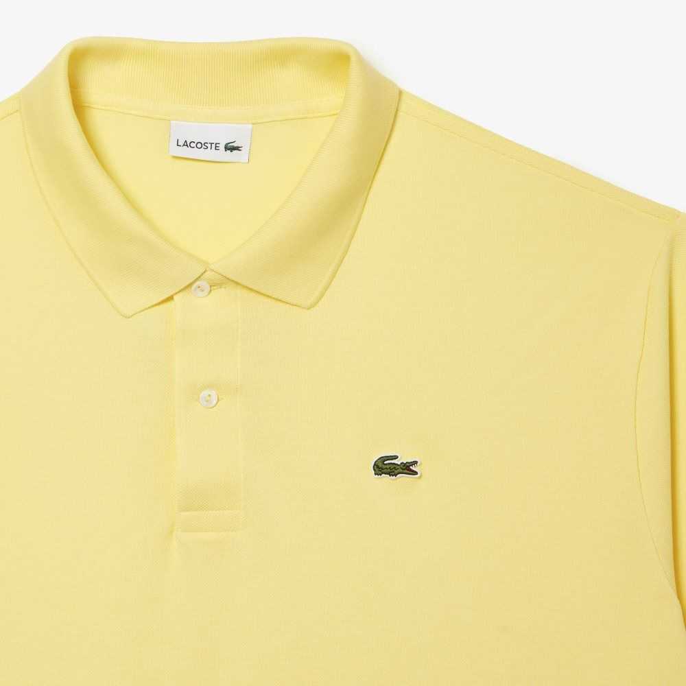 Lacoste Altas Fit Algodon Petit Pique Amarillo | 7126-LEJTS