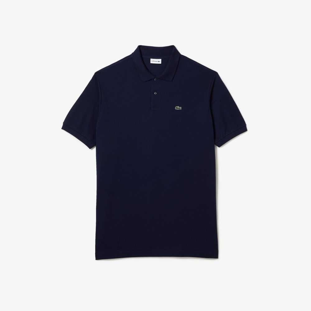 Lacoste Altas Fit Algodon Petit Pique Azul Marino Azules | 5687-QORGK