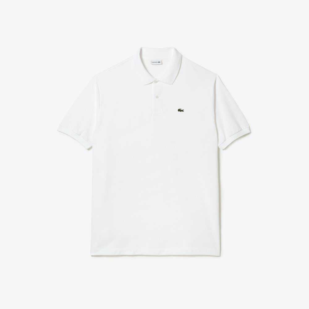 Lacoste Altas Fit Algodon Petit Pique Blancas | 0716-UYGCB