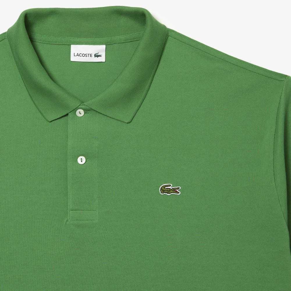 Lacoste Altas Fit Algodon Petit Pique Verde | 2138-GIKJZ