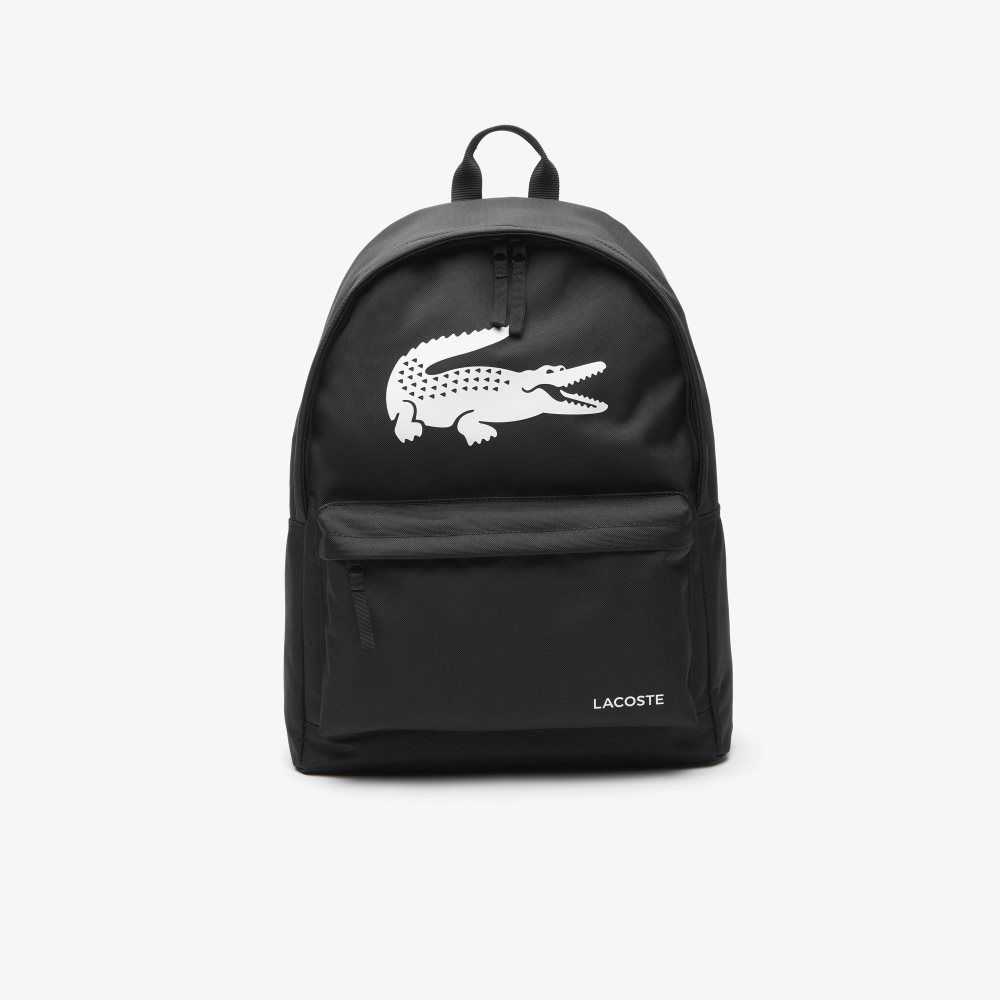 Lacoste Backpack with Laptop Pocket Negras | 7529-DRTLO